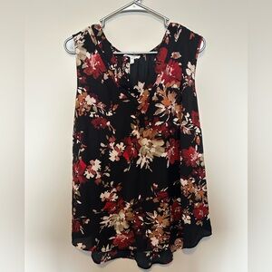 Maurices Floral Sleeveless Blouse